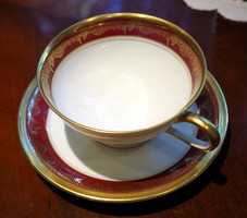 Hutschenreuter német porcelán reggeliző duó