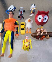 Retro 10-piece toy figure collection