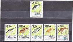Kuba emlékbélyegek teljes-sor 1975