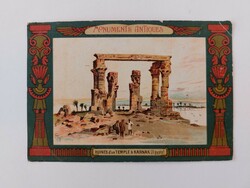 Régi képeslap Egyiptom Karnak
