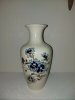 Porcelain vase with Zsolnay cornflower pattern