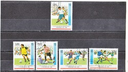 Complete set of Cuba commemorative stamps 1998