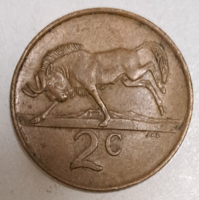 1985. South Africa 2 cents (816)