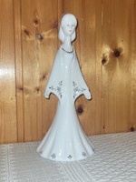 Aquincumi menyasszony Hófehérke porcelán szobor hibátlan állapotban
