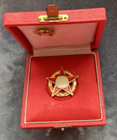 Belkereskedelem Kiváló Dolgozója kitüntetés miniatűrrel dobozában