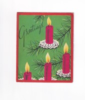 K:038 Christmas envelope postcard 1958