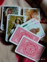 Erotikus tematikájú játékkártya,  kártya pakli merész fotókkal, női aktok, meztelen képek