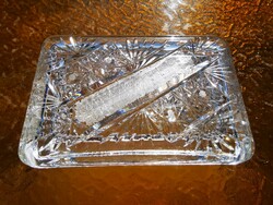 AJKA KRISTÁLY DOBOZ,  CIGARETTA TARTÓ