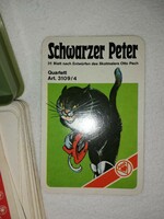 Black Peter numbered, 31-card deck in German, based on Otto Pech's design