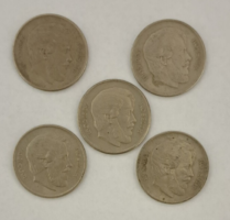 1967. 5 Forint kossuth, 5 pieces in one (8)