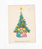 K:046 Karácsonyi képeslap Retro