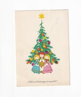 K:049 Karácsonyi képeslap Retro