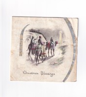 K:038 Karácsonyi boríték képeslap, Angol