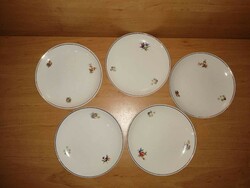 Granite floral cake plate 5 pcs in one - diam. 15.5 cm (2p)