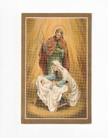 K:029 Karácsonyi képeslap Vallásos (kihajtos)