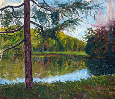 Oil, canvas | 45.5 x 52.5 cm | j.J.L.: Gustáv Hénel