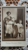 1914 ZITA FŐHERCEGNŐ KÉSŐBB KIRÁLYNÉ MAGYAR KIRÁLY IV. KÁROLY HITVESE CSALÁD KORABELI FOTO FOTÓLAP