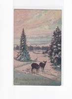 K:077 Karácsonyi Antik képeslap
