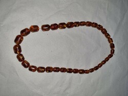 Old amber chain