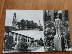 Old postcard, Kecel, 1968