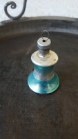 Old glass small bell Christmas tree decoration