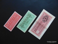 5 - 10 reichspfennig - 10 reichsmark bankjegy 1944 LOT ! 02