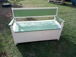 Arm chest, laundry chest, in extra long size, retro design