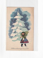 K:058 Karácsonyi képeslap népies 02