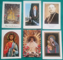 6 db. imakép, szentkép, kegykép, Lourdes, Mariazell  (8.)