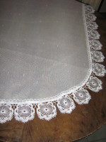 Dreamy vintage style lacy stained glass curtain