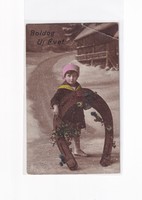 K:117 BÚÉK - Újév antik  képeslap (Fotók)