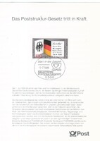 Emléklapok, FDC-k  0411 (Bundes) Mi Eb 1-1989    2,00 Euró