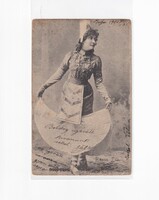 K:118 BÚÉK - Újév antik  képeslap (Fotók)