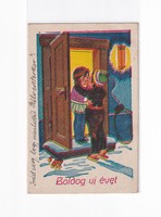 K:114 búék - New Year antique postcard 02