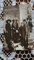 Cca 1939 ERZSÉBET SISSI KIRÁLYNÉ UNOKA + DÉDUNOKA AUGUSZTA FŐHERCEGNŐ CSALÁD KORABELI FOTÓ FOTÓLAP