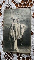 Approx. 1907 Fedák saree prima donna Prince Bob original photo sheet strelisky photo