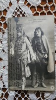 JÁNOS VITÉZ FEDÁK SÁRI ZSAZSA PRIMADONNA + BAGÓ PAPP MISKA EREDETI FOTÓ LAP 1904 STRELISKY FOTÓ