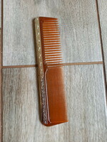 Nice old silver-plated comb with plastic teeth (16.5x3.5 cm)