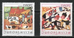 Jugoszlávia  0223 Mi 1901-1902 postatiszta      0,60 Euró