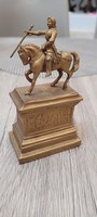 Spiáter French equestrian statue. Jeanne dark.