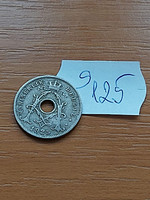 Belgium belgie 5 cemtimes 1925 copper-nickel, i. King Albert s125
