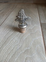 Remek régi ezüstözött dugó (7,5x4,2x2,8 cm)