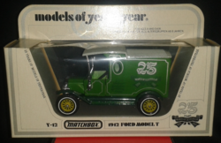 Matchbox y-12 1912 ford model t '25 years models of yesteryear' with original box [england]