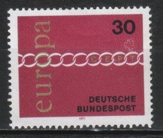 Postatiszta Bundes 1760    Mi 676      0,40 Euró