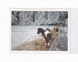 K:144 Karácsonyi képeslap  postatiszta (Fotó) Pónik