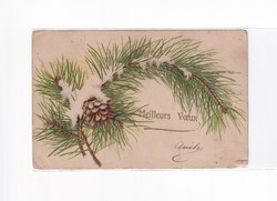 K:145 Karácsonyi  antik képeslap