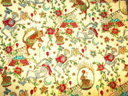 Woven tapestry large tablecloth or bedspread 185 cm x 129 cm--