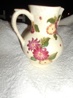 Zsolnay family marked faience jug from the 1800s 15.5 cm