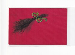 T:011  Üdvözlet a Krampusztól antik képeslap
