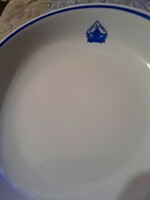 Szerencsi Cukorgyár logos tányér